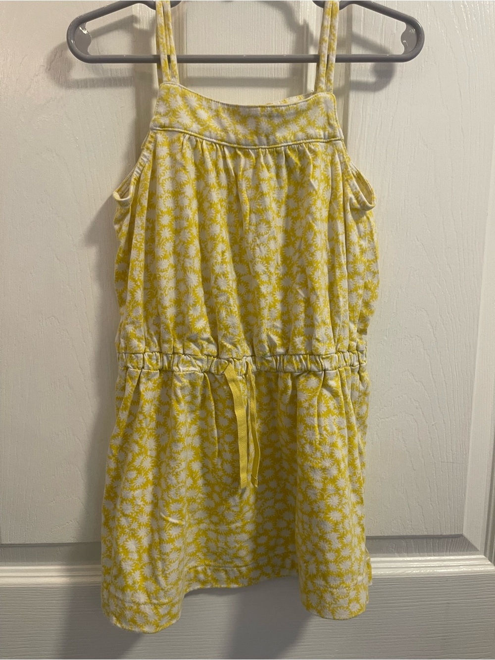 GAP Yellow Daisy Print Sundress with Drawstring